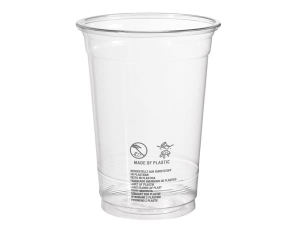 Glas, Duni Crystal, plast, 30 cl, pakke a 65 stk