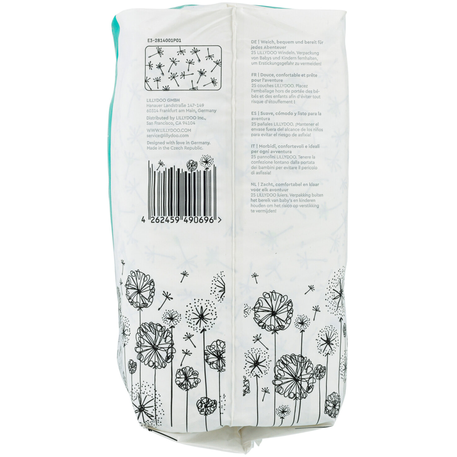 Lillydoo Windeln Maxi Grösse 4, 9-14kg 25 Stück