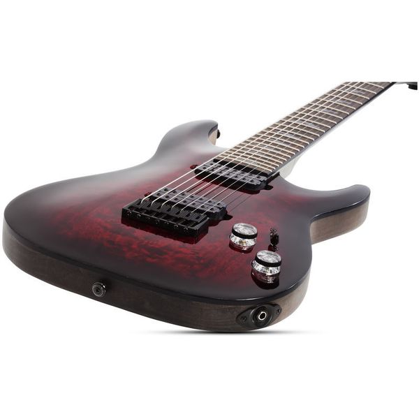 Schecter Omen Elite-7 Black Ch Burst