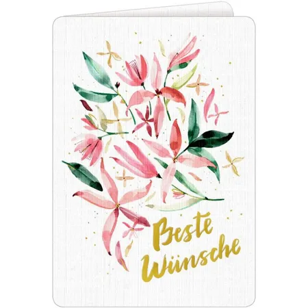 Coppenrath Verlag Grußkarten m.Kuvert - All about rosé sort: 1 Stück, 6-fach