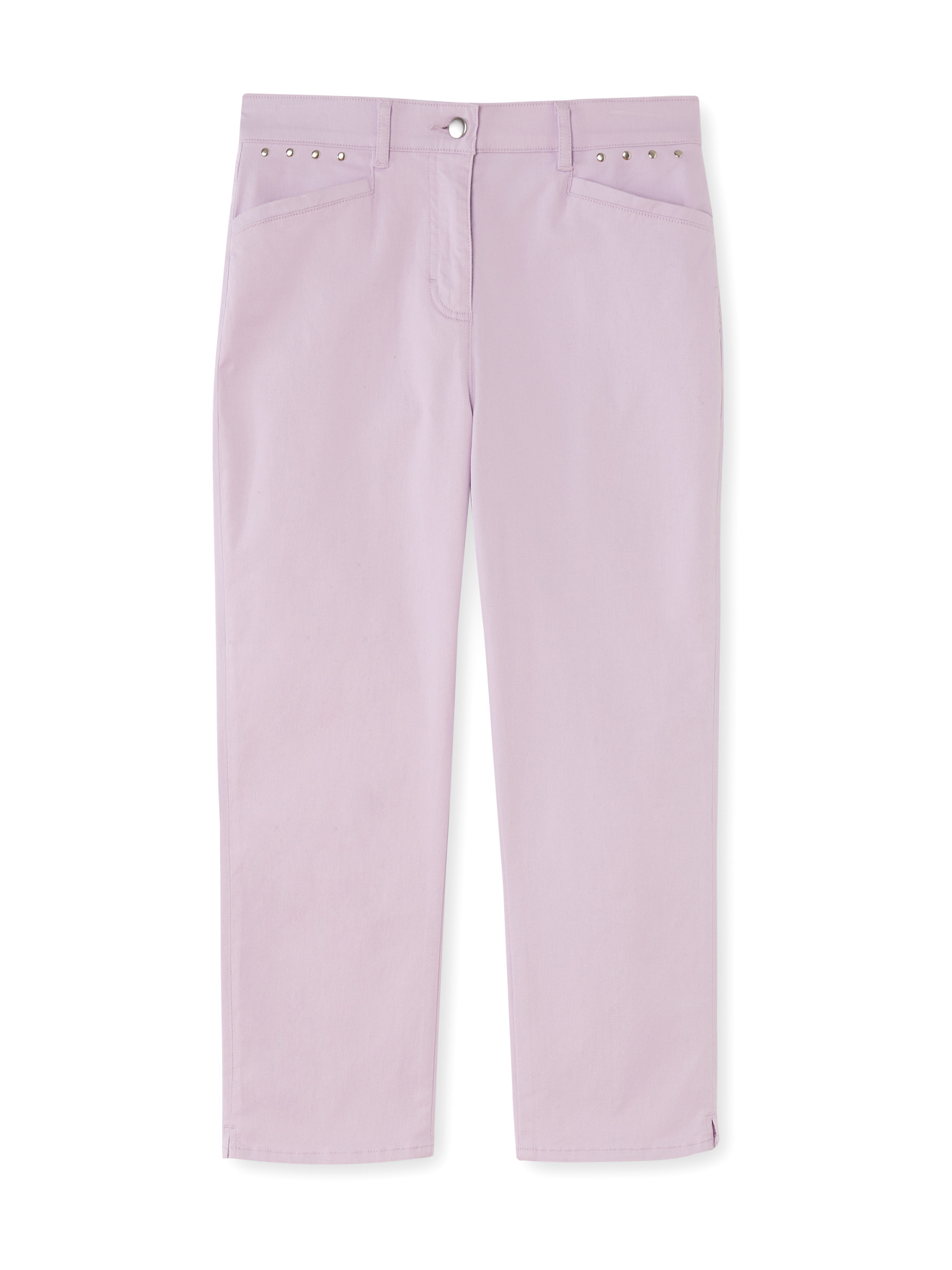 Pantalon corsaire en toile extensible