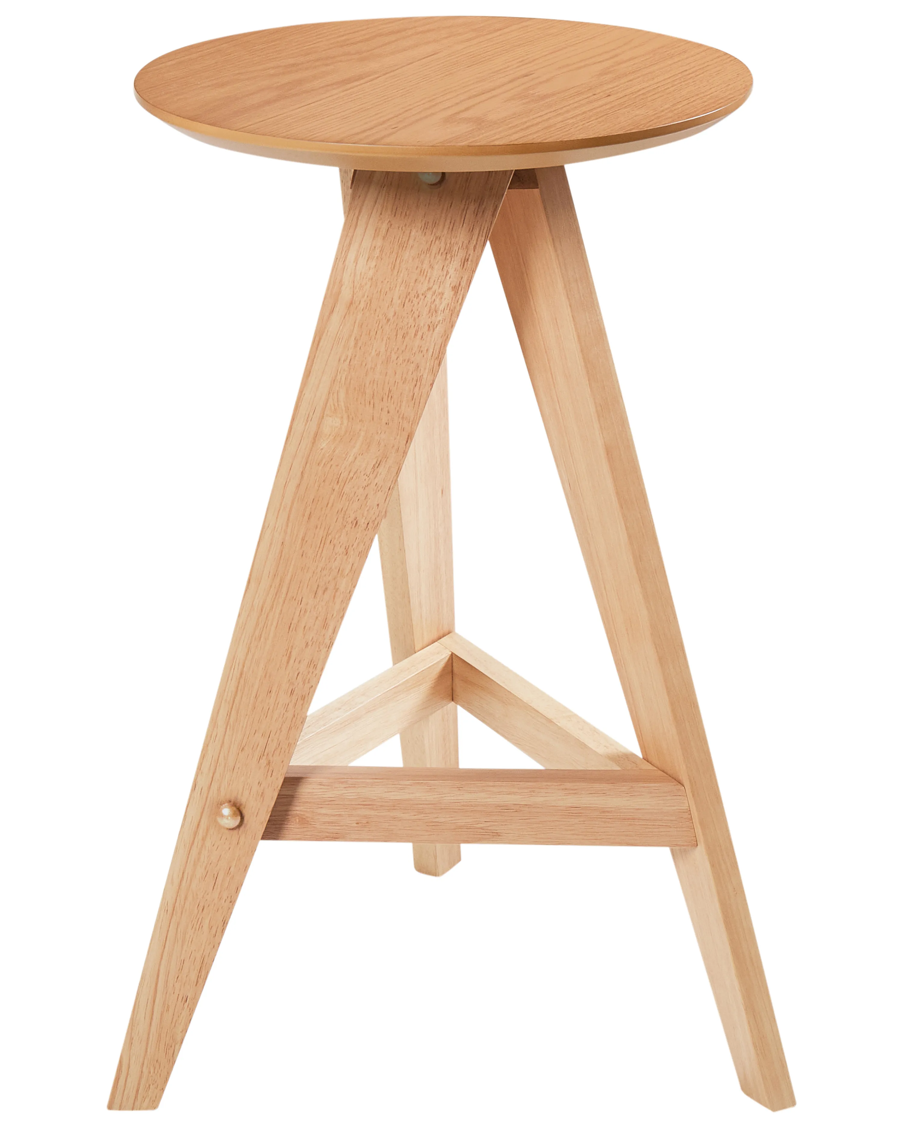 Set van 2 barkrukken AROMA Hout Lichtbruin