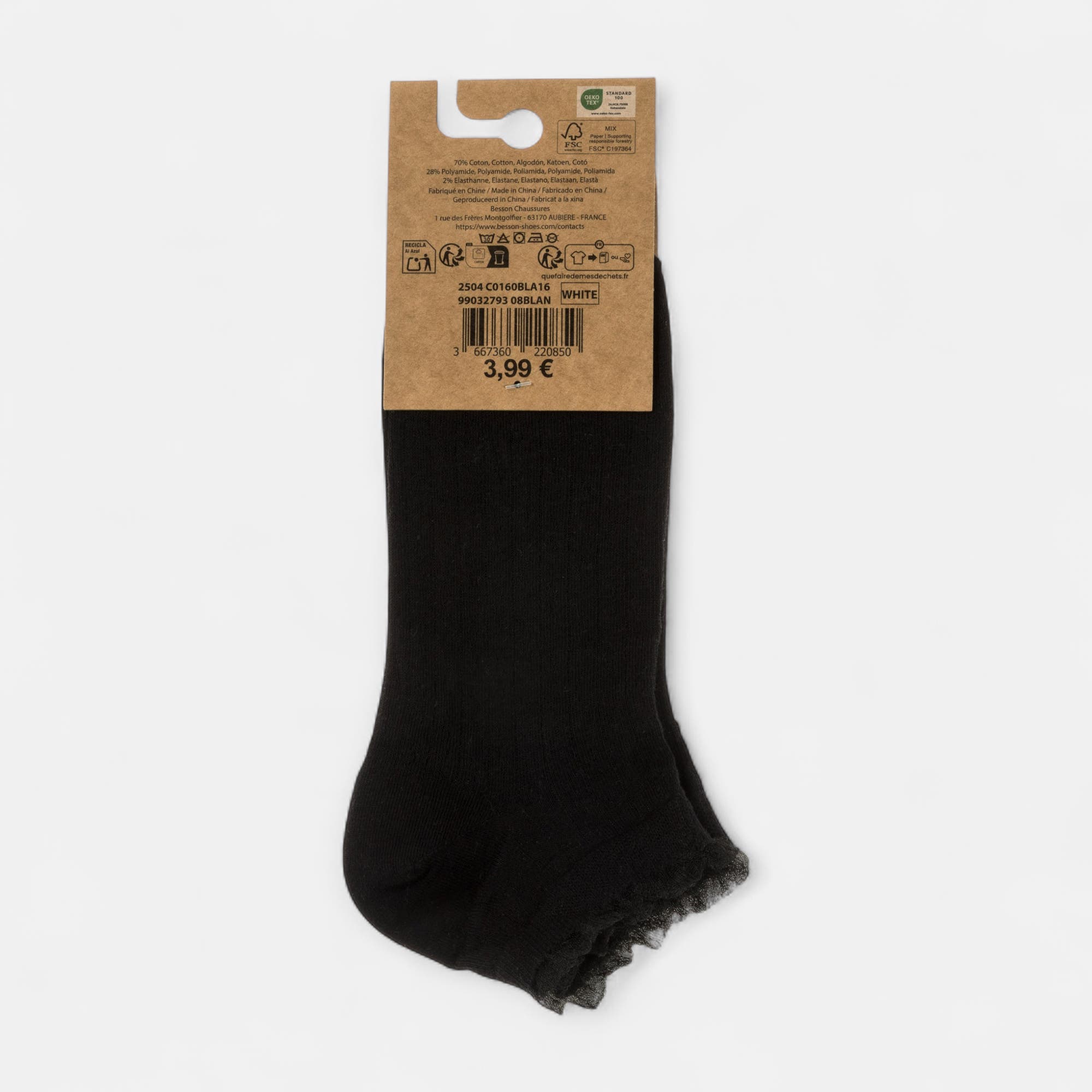 Chaussettes Femme blanc