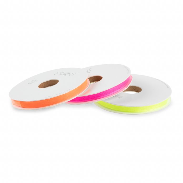 Geschenkband Organza Neon