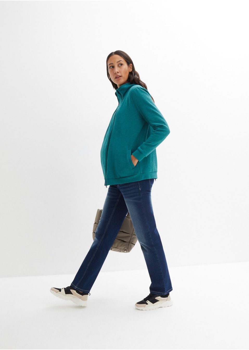 Veste en sweat 3 en 1 de grossesse et de portage