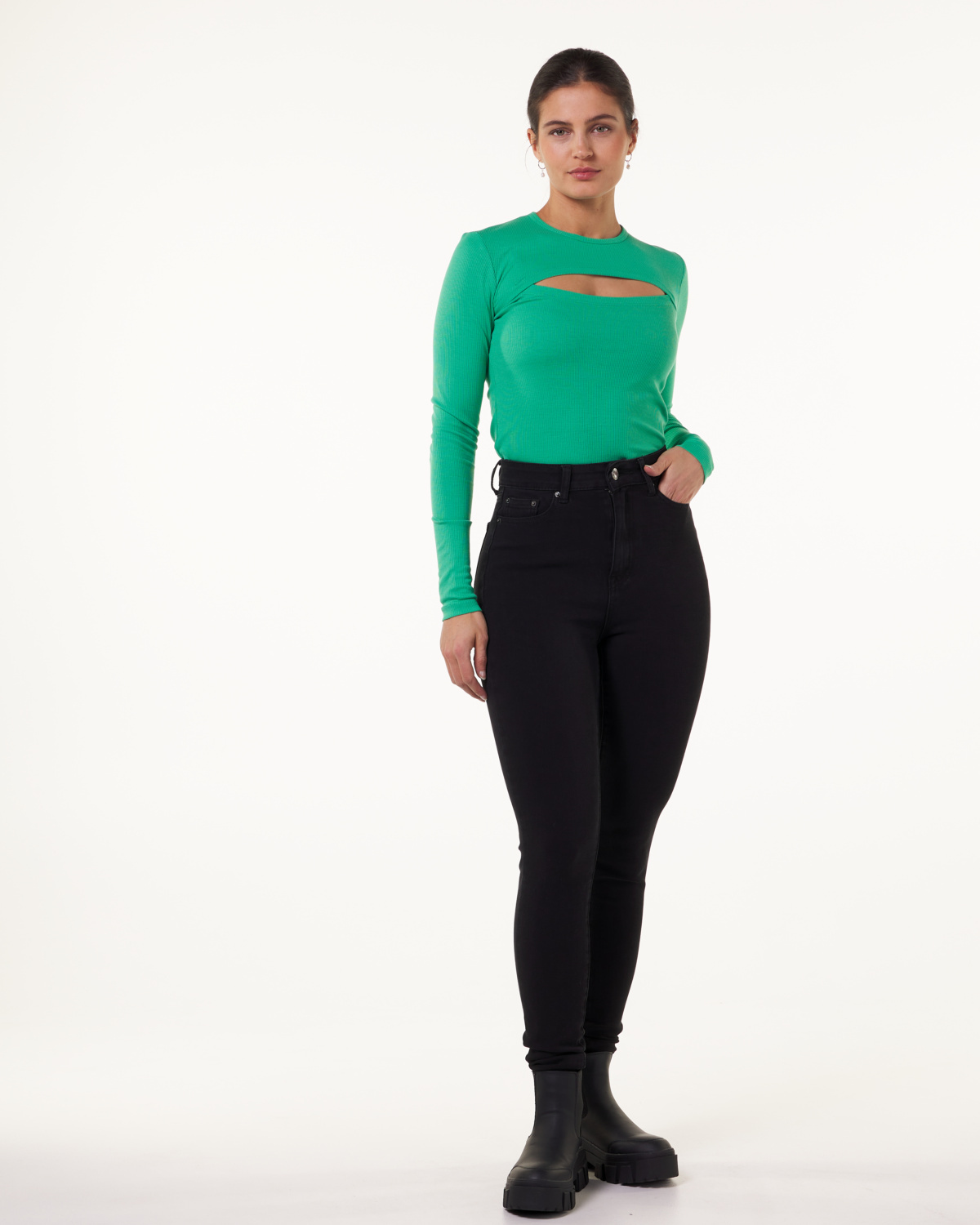 Weightless Kate Slim Fit 4-way Stretch Jeans Black