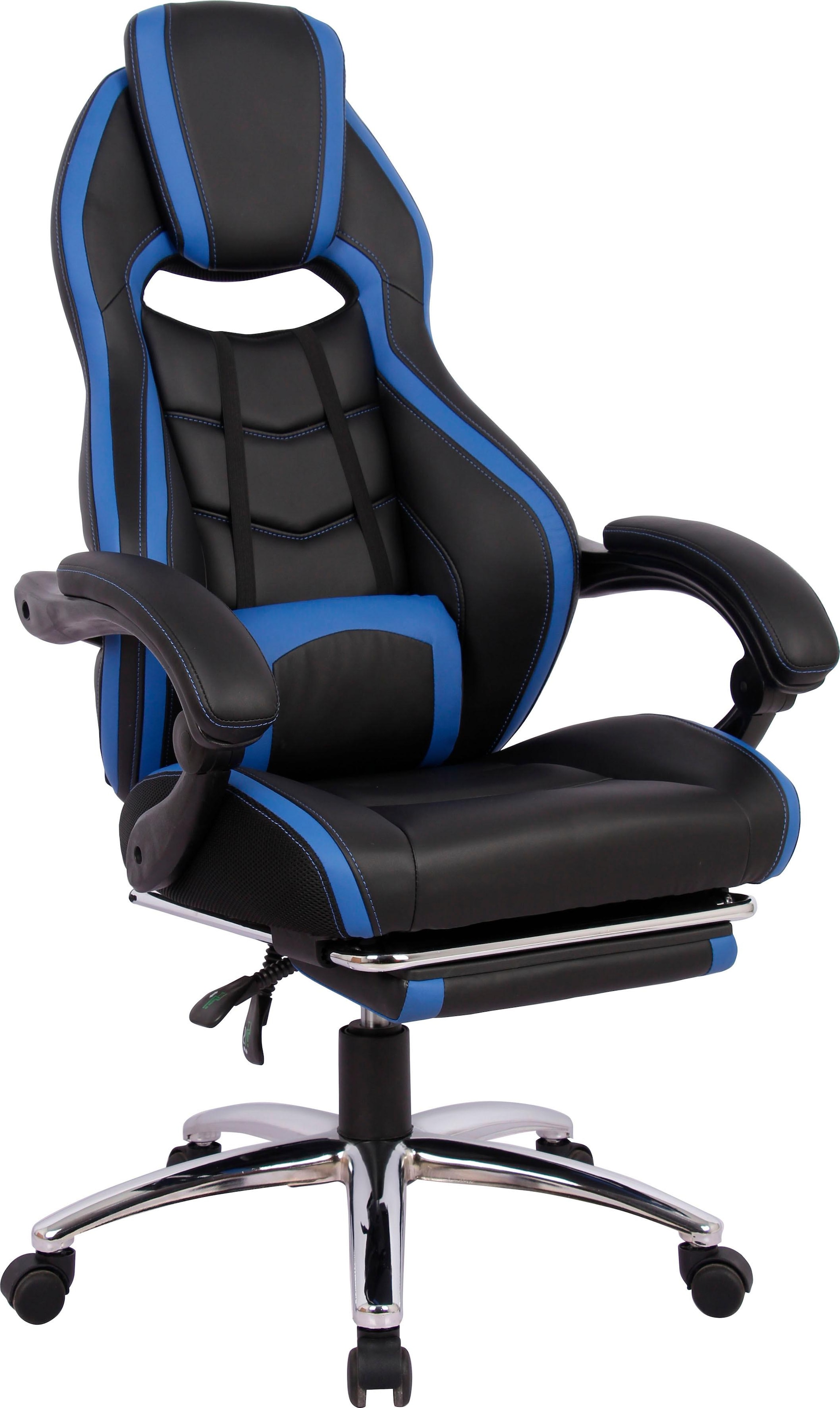 INOSIGN Gaming-Stuhl »Sprinta 1, Chefsessel mit ausziehbarer Fussstütze« () komfortabel gepolstert mit vielen ergonomischen Funktionen