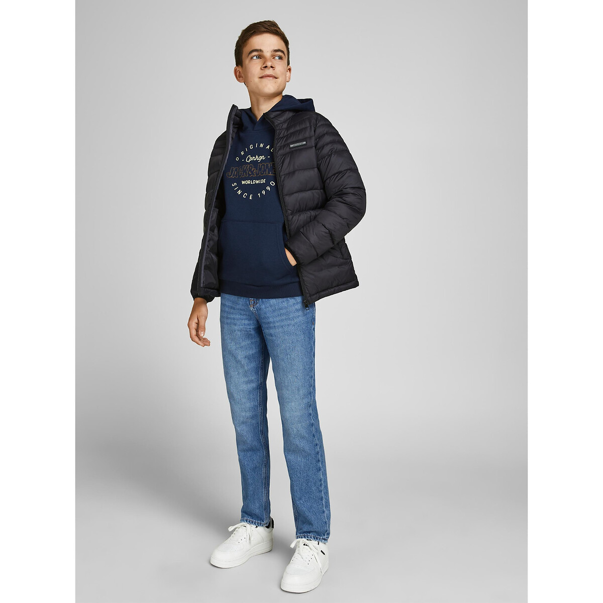 JACK & JONES JUNIOR<br>Calça jeans reta