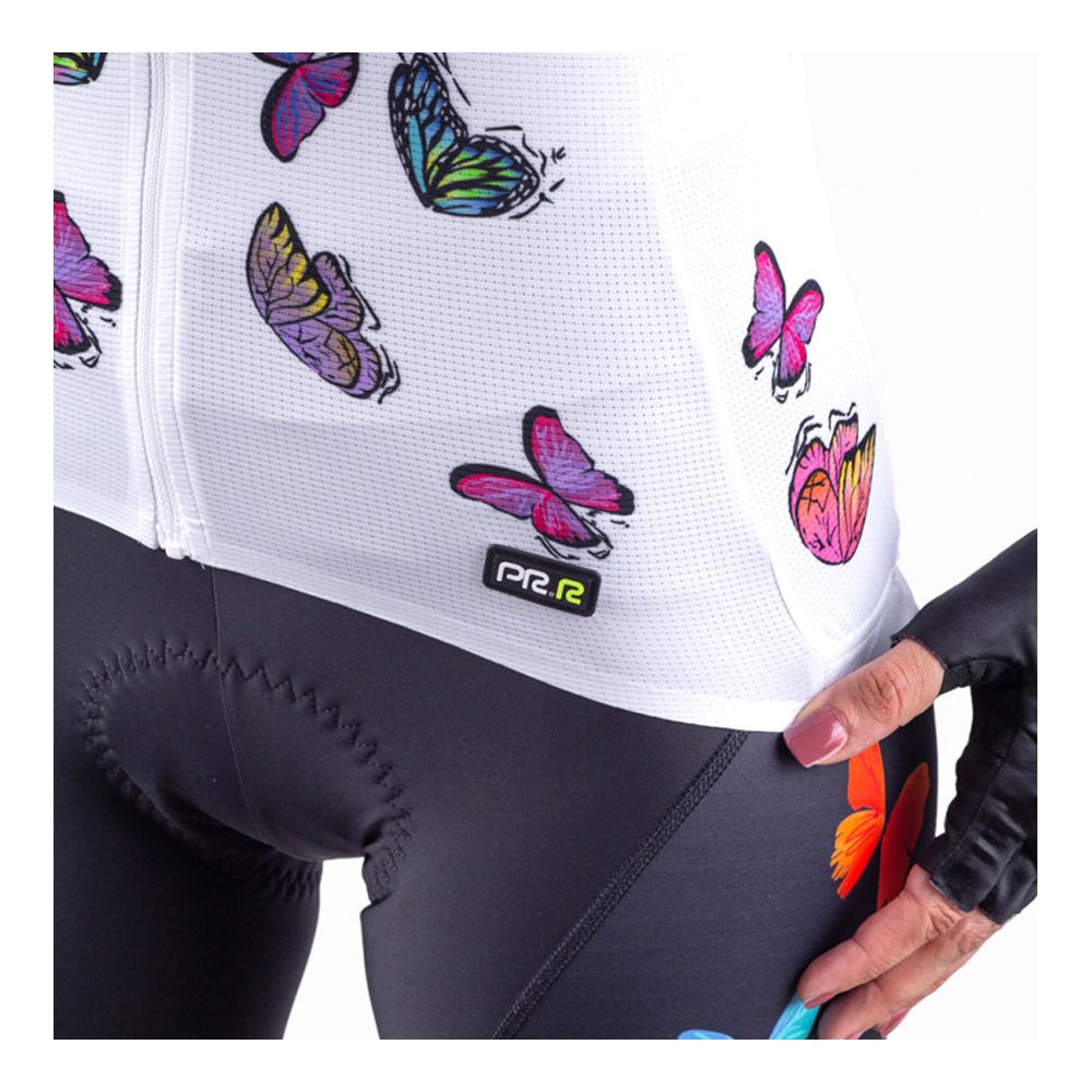 Ale BUTTERFLY - Maillot Femme bianco/white