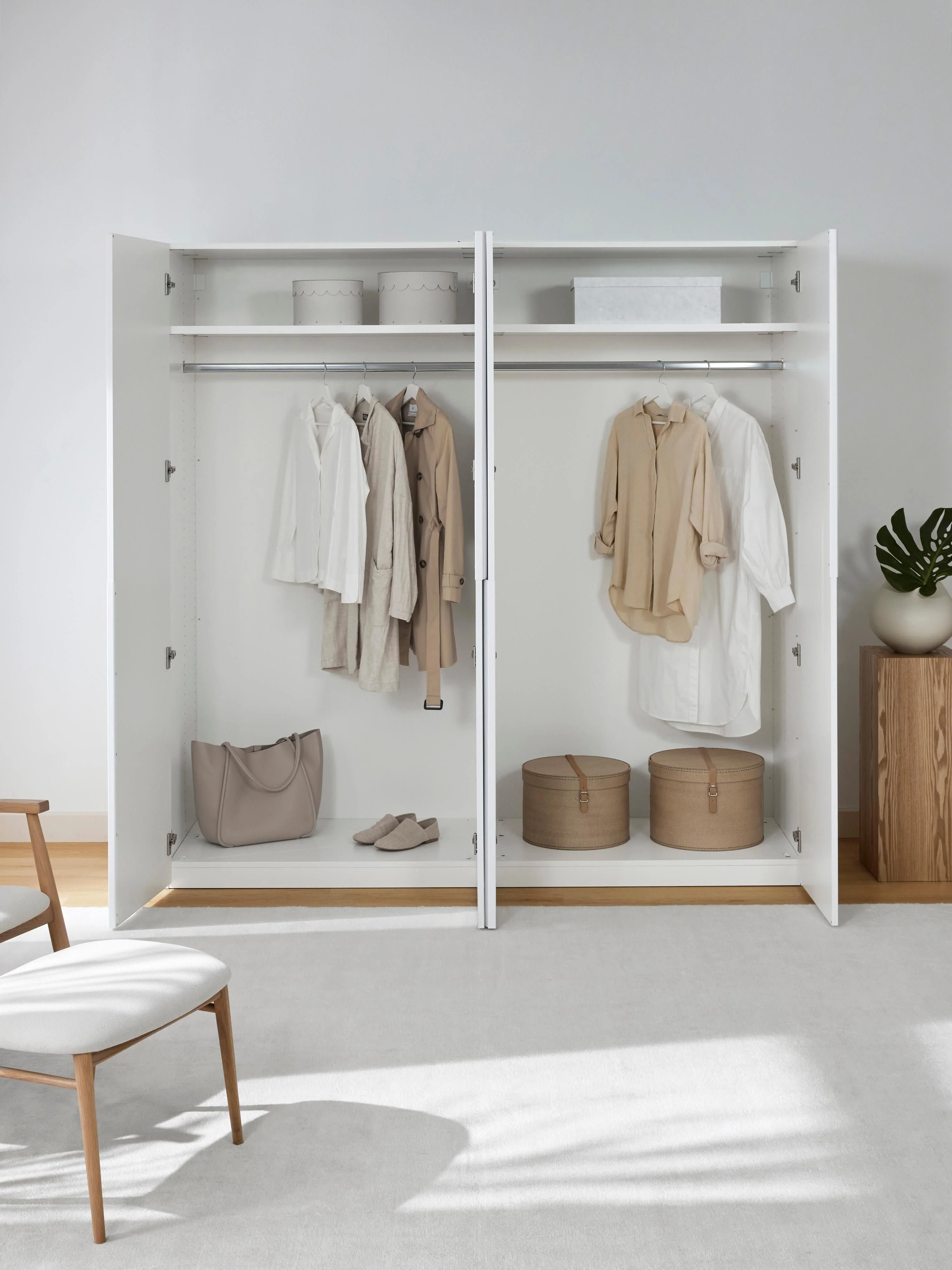 Modulaire draaideurkast Leon, 200 cm breed, diverse varianten