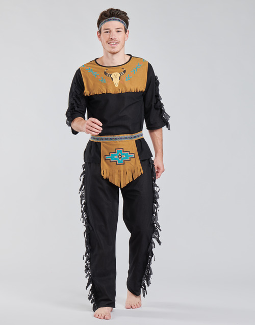 Fun Costumes - COSTUME ADULTE INDIEN NOBLE WOLF - Multicolore