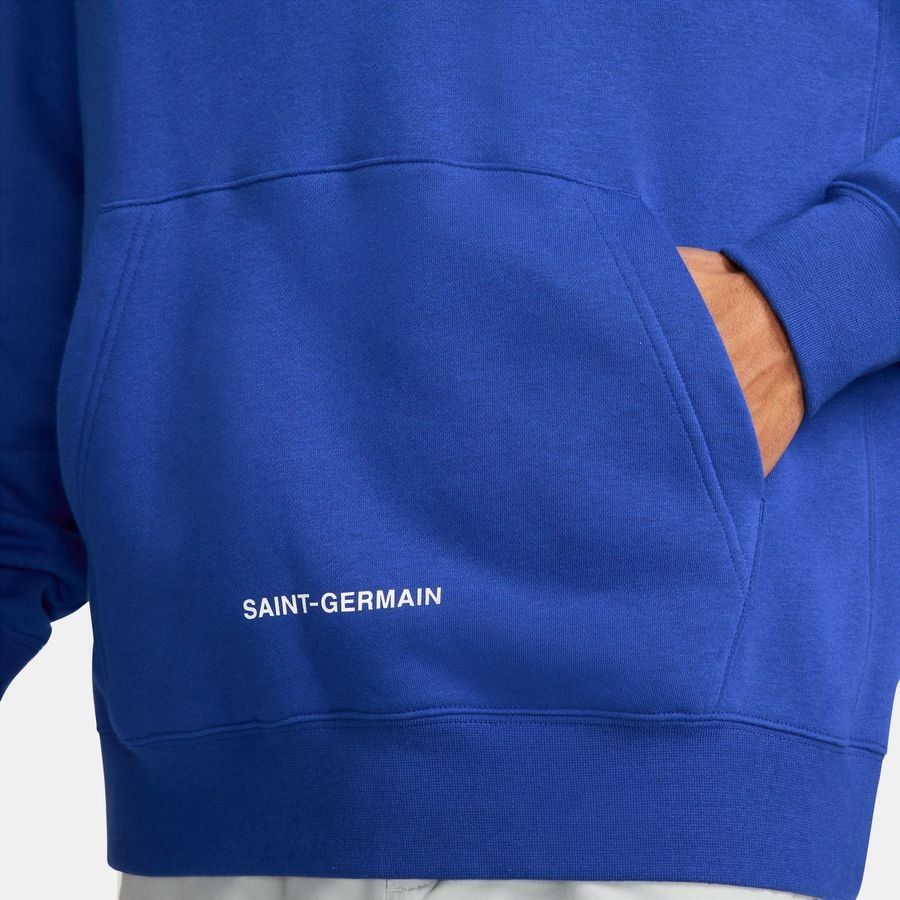 Paris Saint-Germain Sweat à Capuche NSW Club - Bleu Royal/Blanc