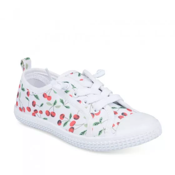 Baskets BLANC LOVELY SKULL