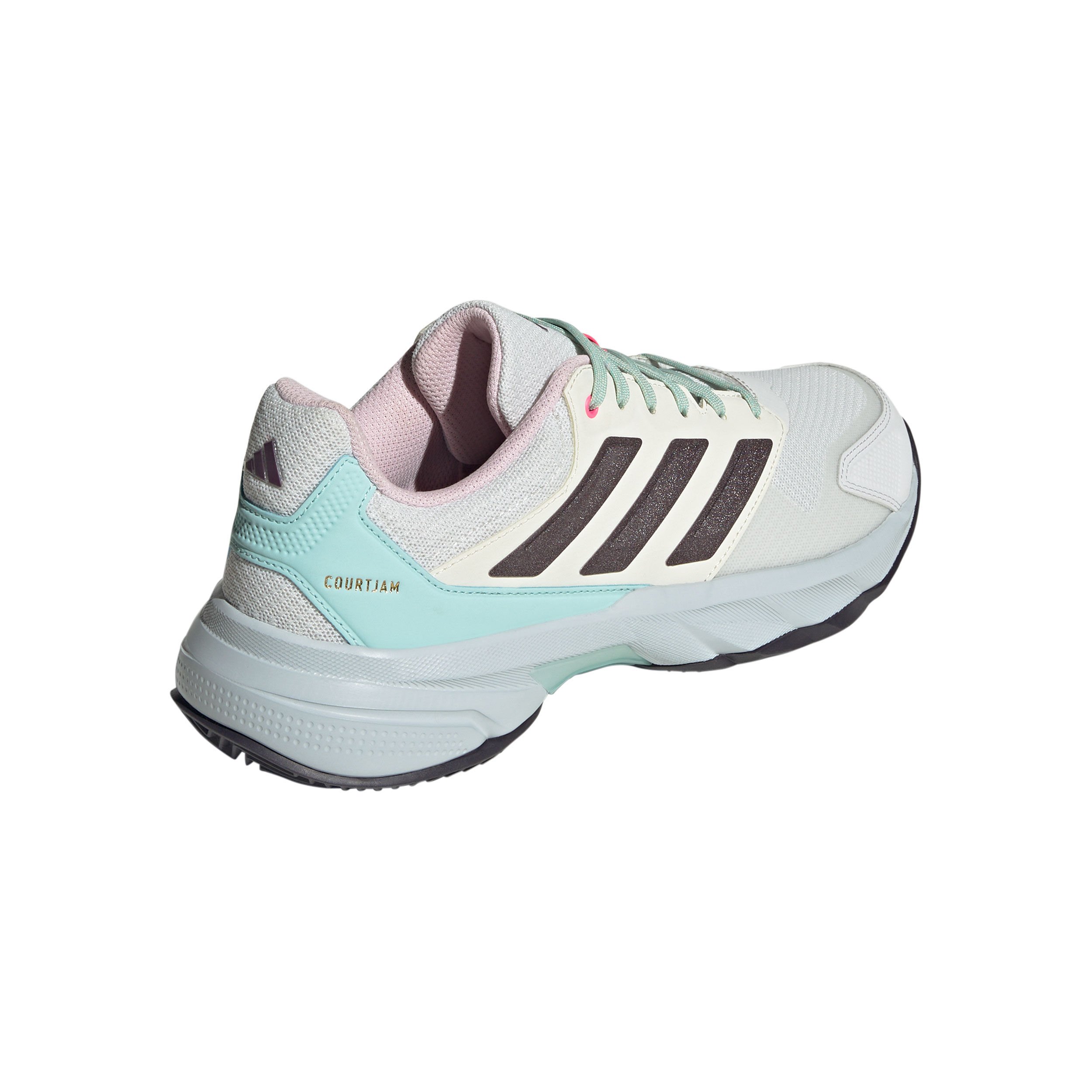 adidas CourtJam Control 3 Chaussure Terre Battue Hommes - Blanc , Gris