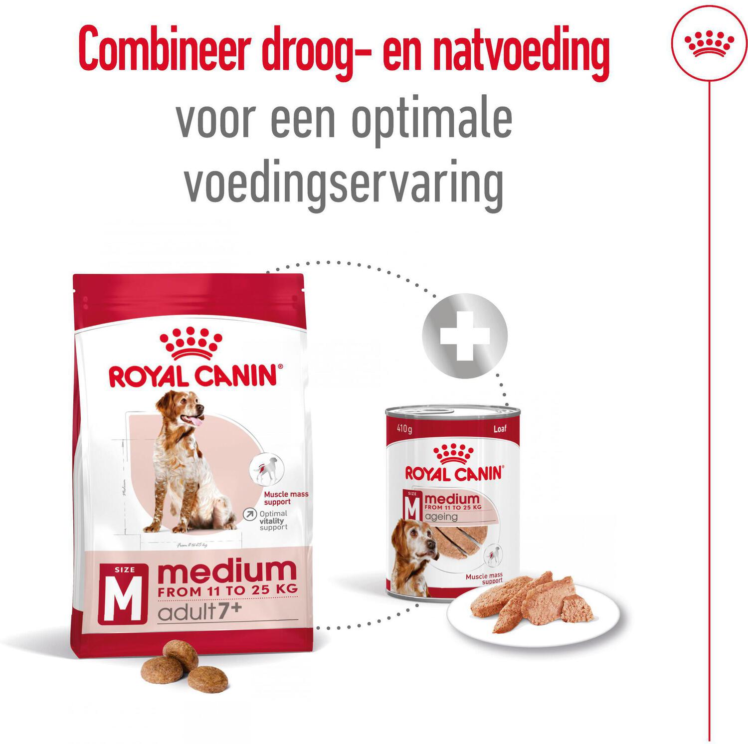 Royal Canin hondenvoer Medium adult 7+ 15 kg