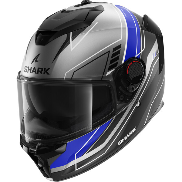 Shark - Casque Spartan GT Pro Toryan Noir Mat / Gris Mat / Bleu