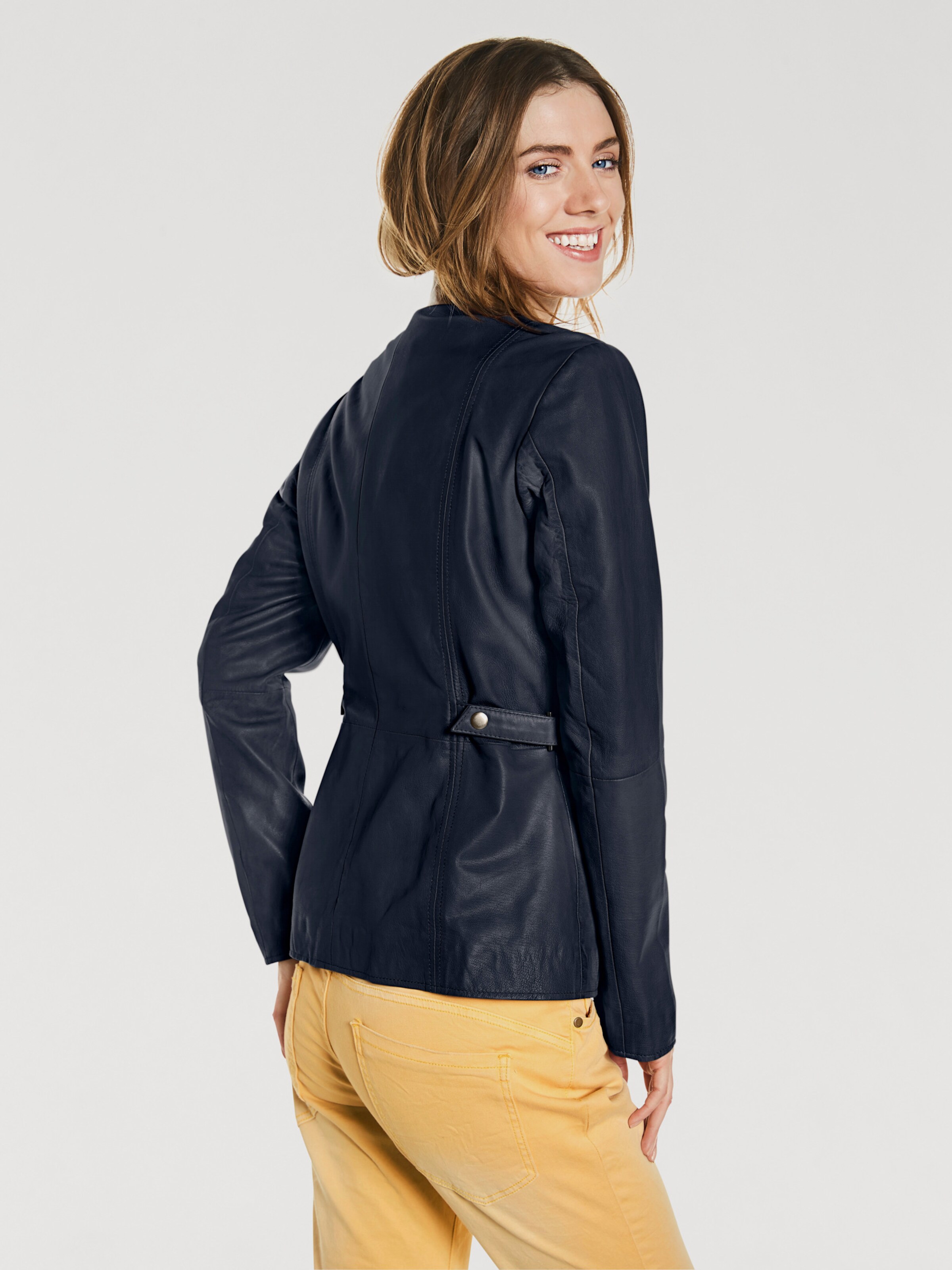 Leder-Jacke