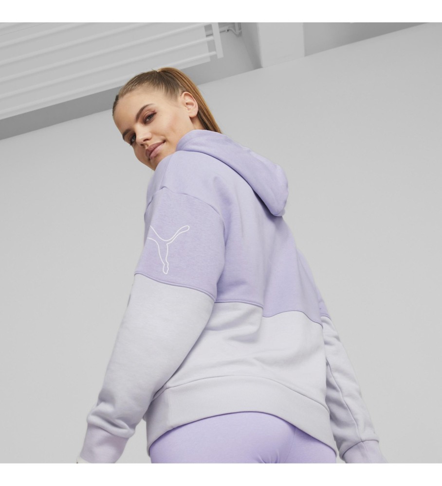 Moletom Puma Power Colorblock, lilás