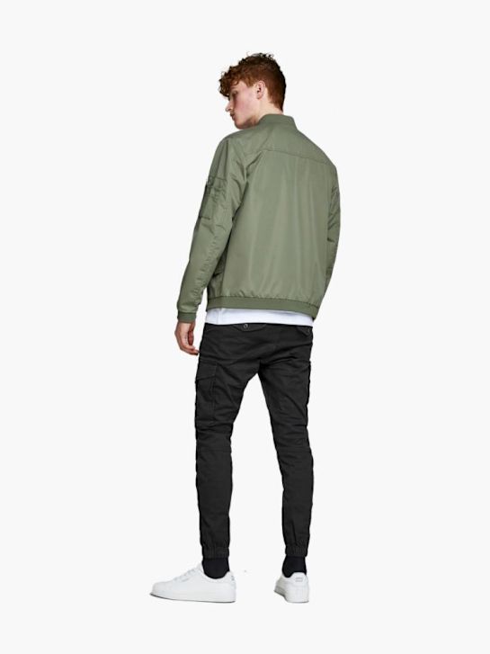 JACK & JONES Stoffhose Schwarz