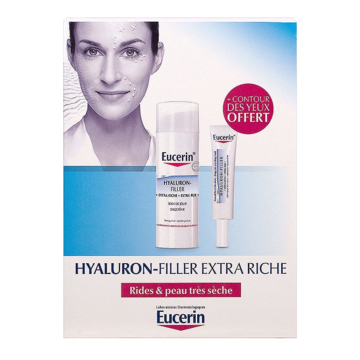 Hyaluron-Filler extra-riche jour 50ml + contour des yeux 15ml