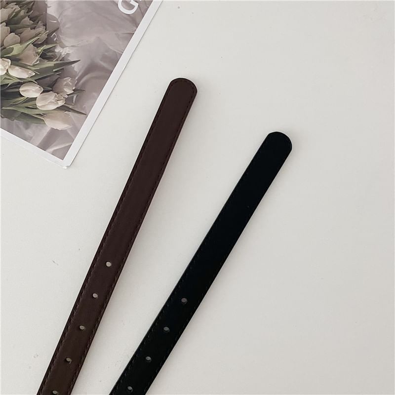 Carmola - Unisex 118CM imitatieleren riem
