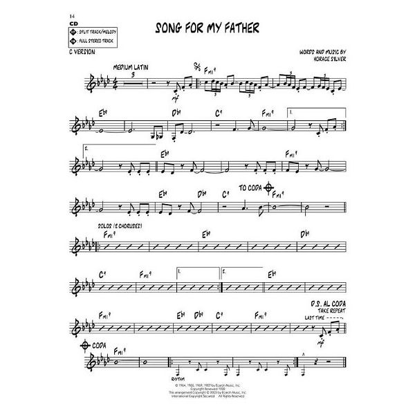 Hal Leonard Jazz Play-Along Horace Silver