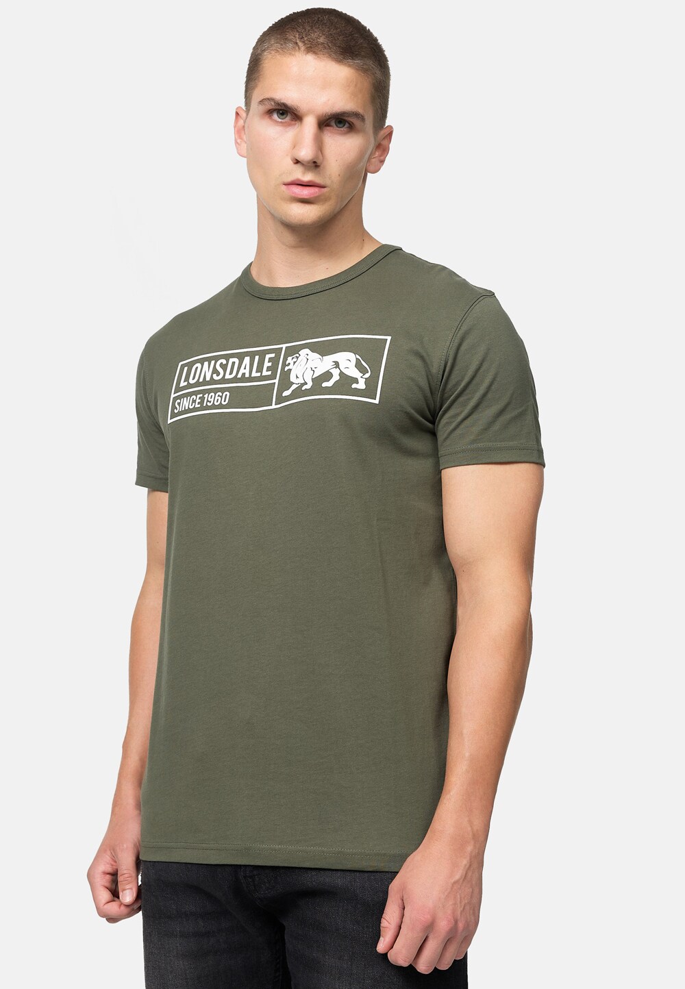 Lonsdale Herren T-Shirt normale Passform CADAMSTOWN