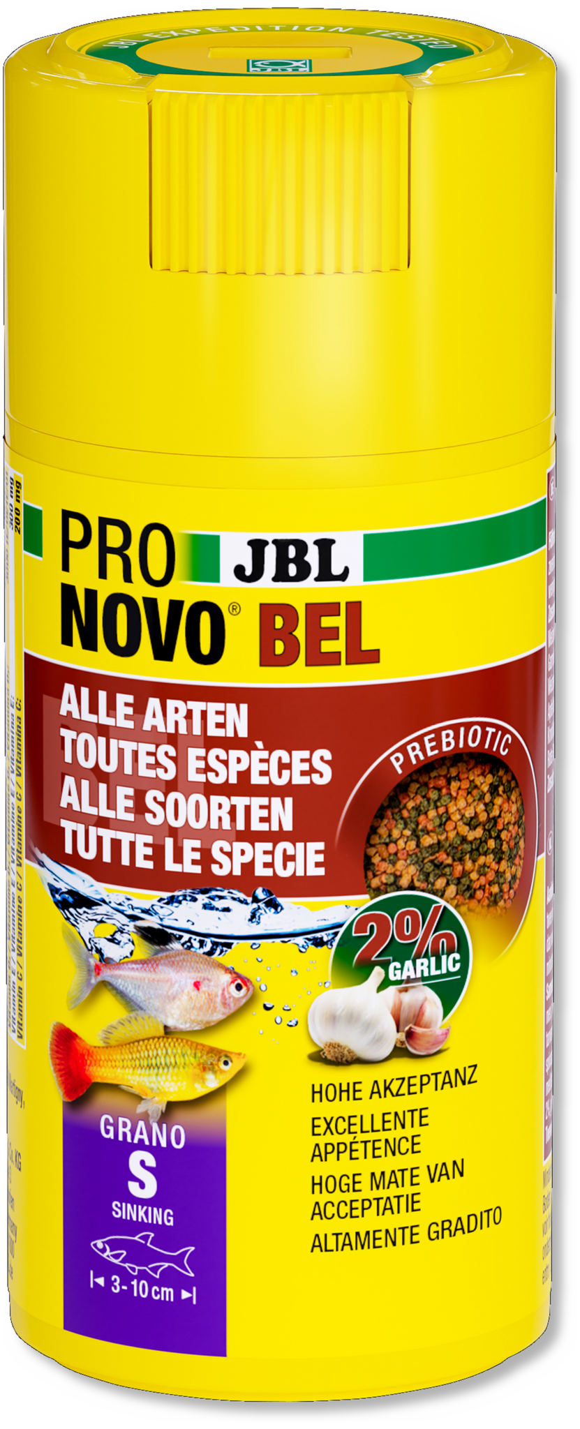 JBL Pronovo Bel Grano S 100ml Click | Zinkend granulaat