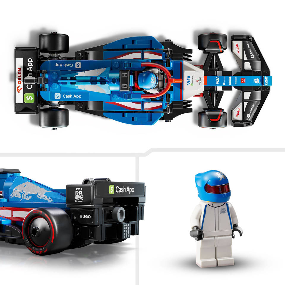 LEGO Speed Champions Visa Cash App RB VCARB 01 F1 racewagen 77246