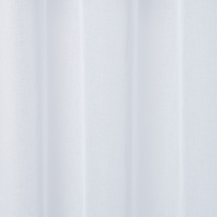 Voilage GoodHome Damak blanc l.140 x H.260 cm