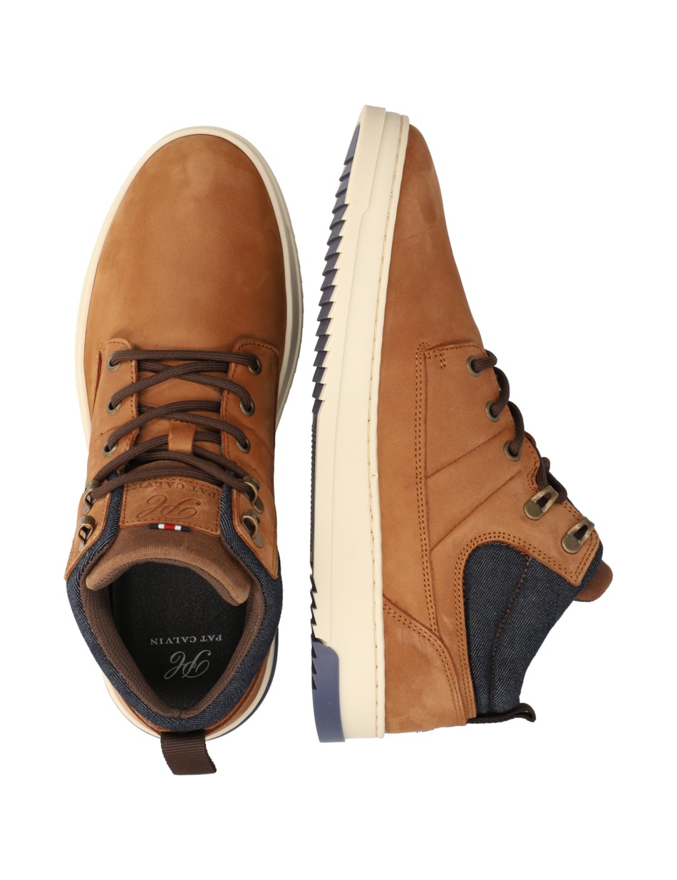 Nubukleder Sneaker Mid Cut