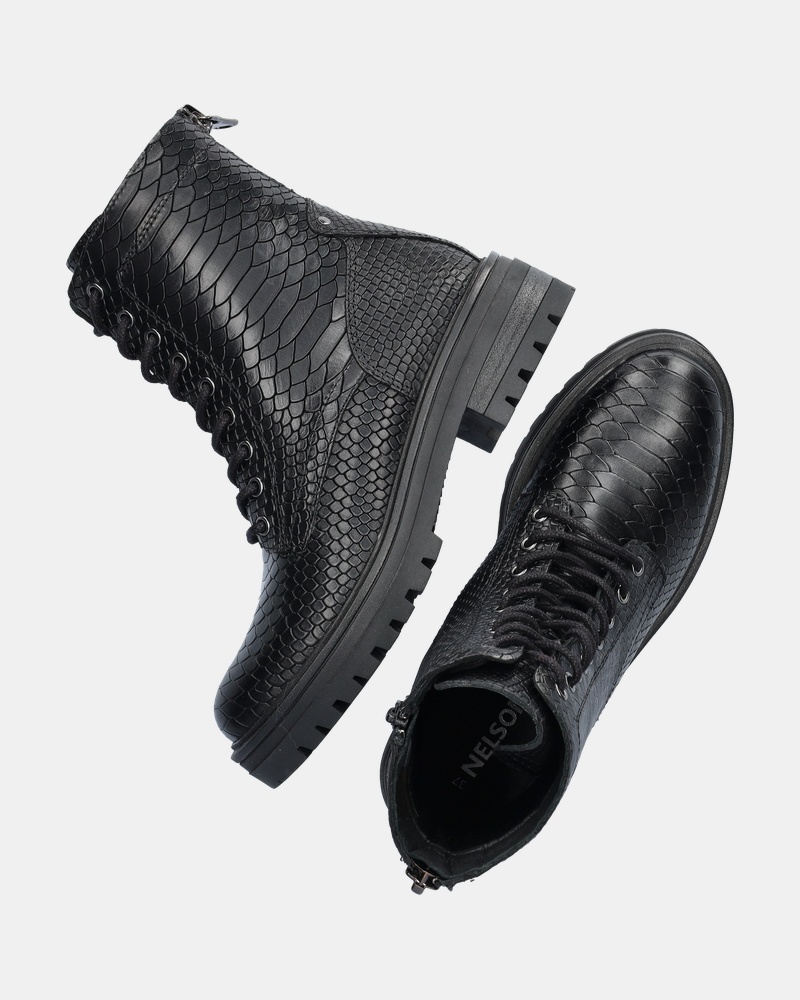 Nelson Veterboots  - zwart