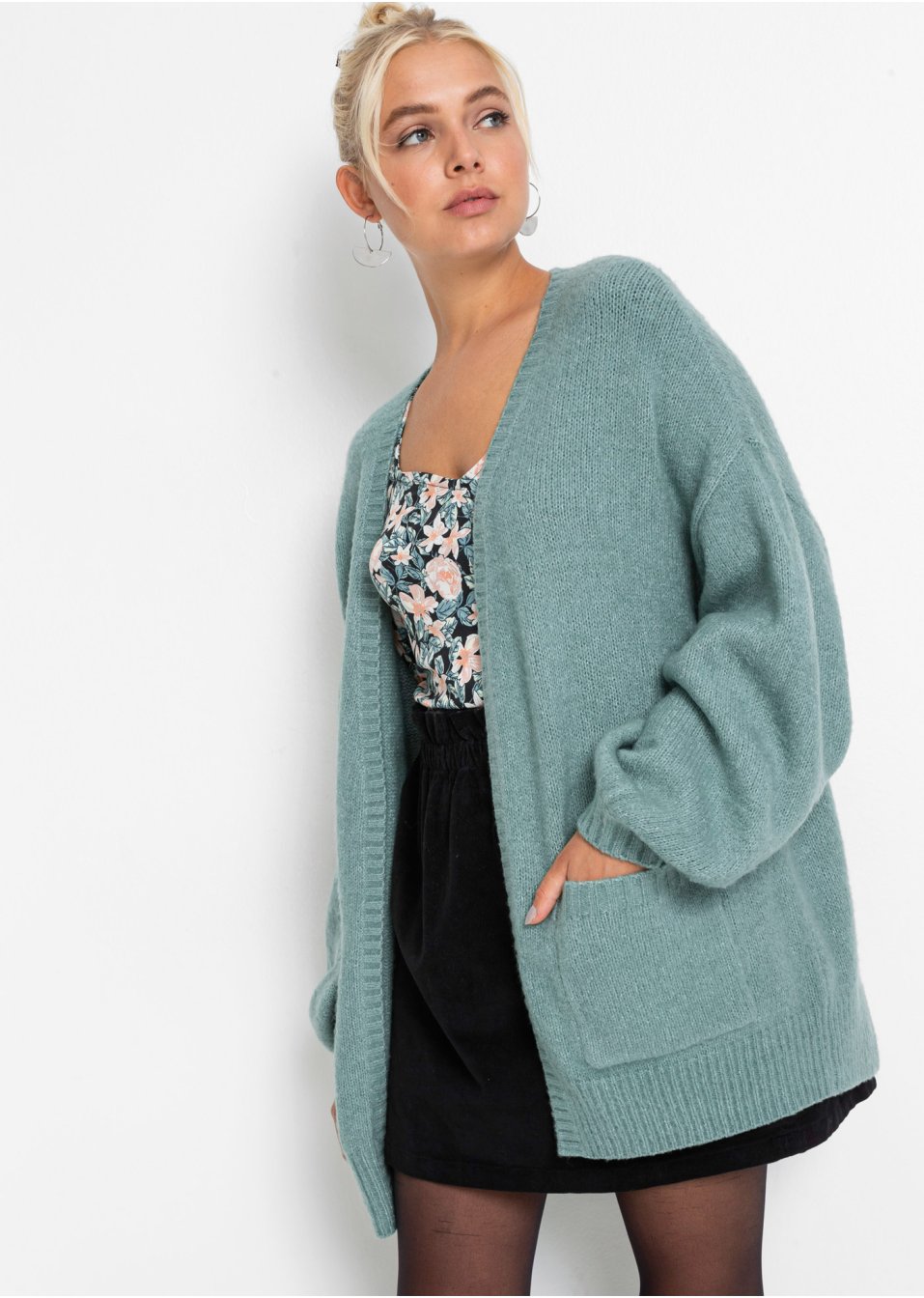 Gilet en maille oversize