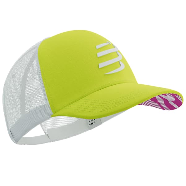 Casquette trail COMPRESSPORT TRUCKER CAP SAFETY YELLOW/NEON PINK