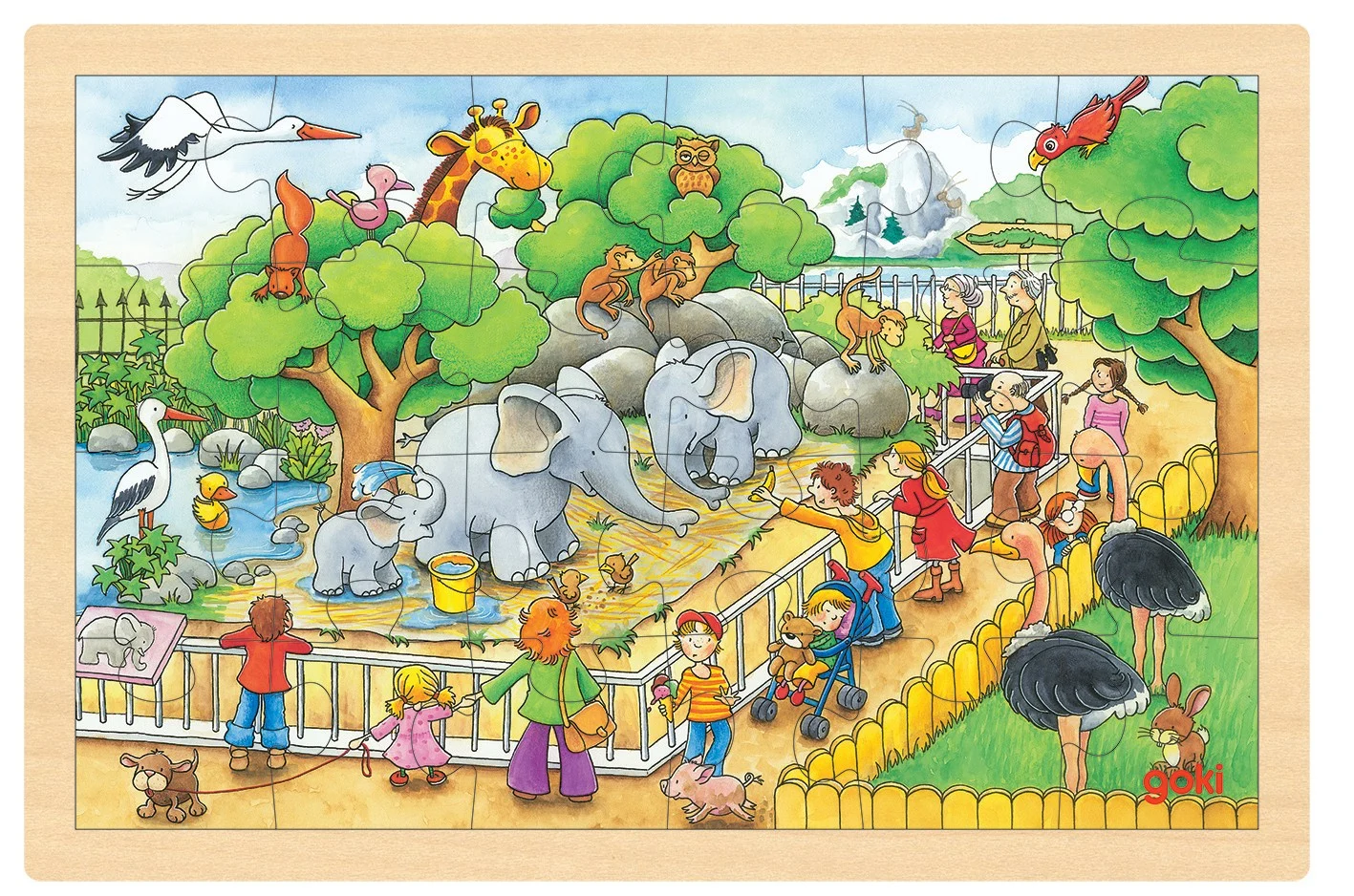 GOKI - Puslespil, Zoologisk Have - (57808)