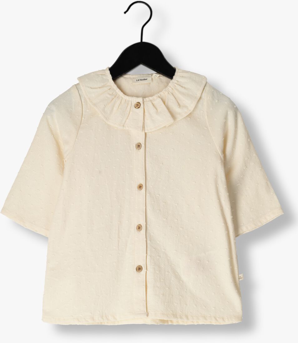 LIL\\' ATELIER ecru lil' atelier blouse nmfdallas loose shirt
