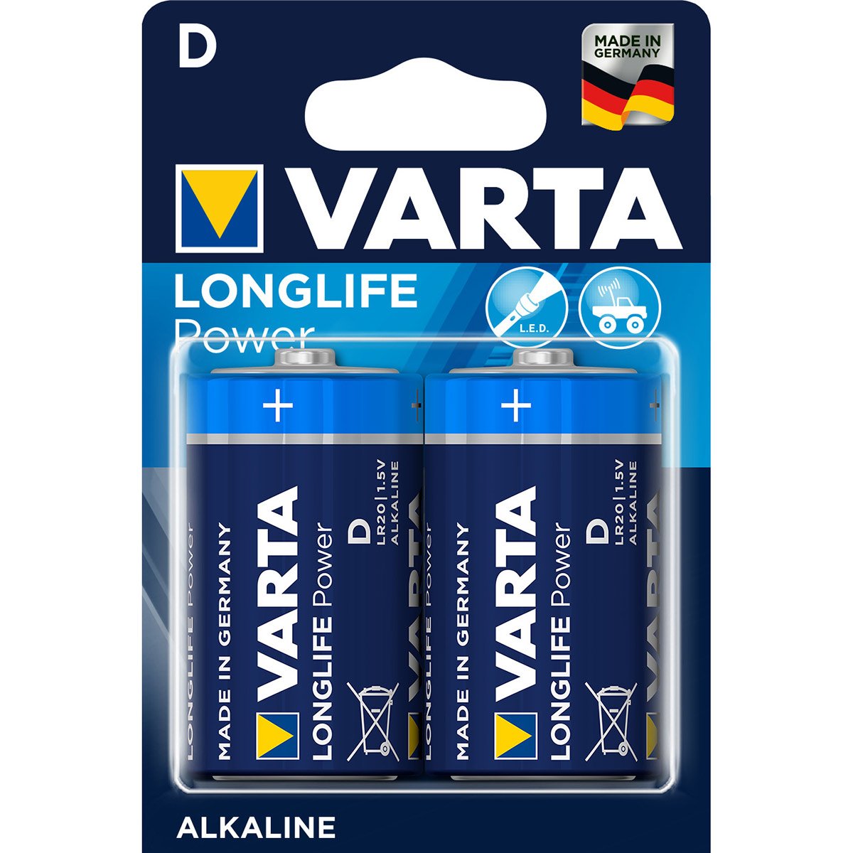 Alcaline Longlife Power LR20 x 2