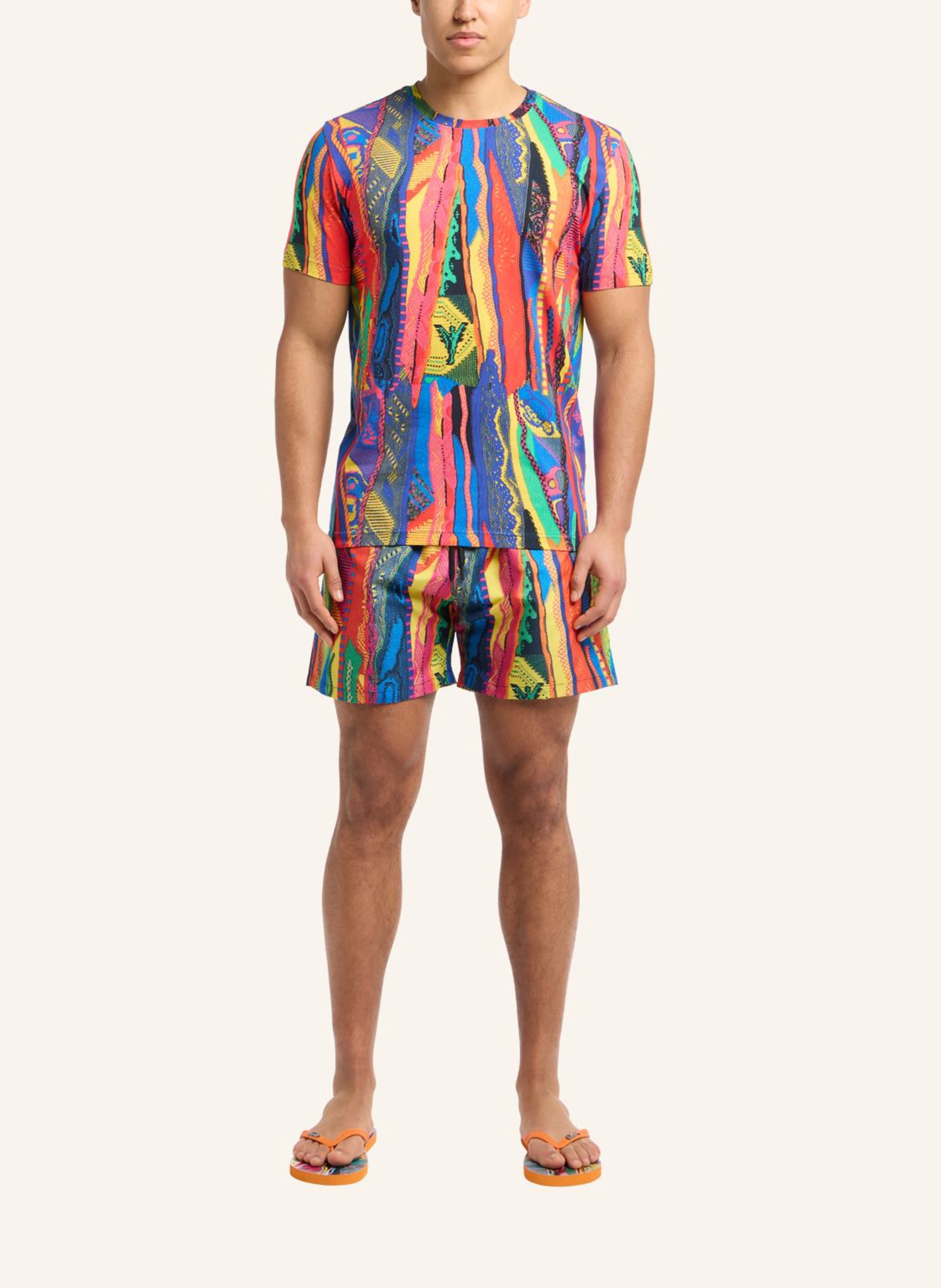 CARLO COLUCCI T-Shirt mit Knitprint EGON