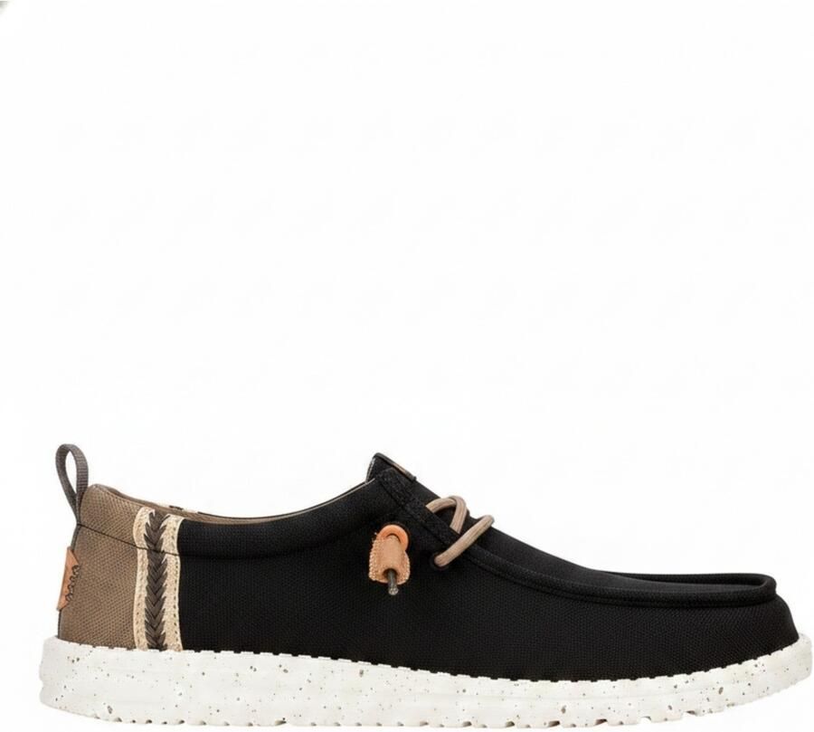 HEYDUDE HEY DUDE WALLY SUMMER LINEN Zwart
