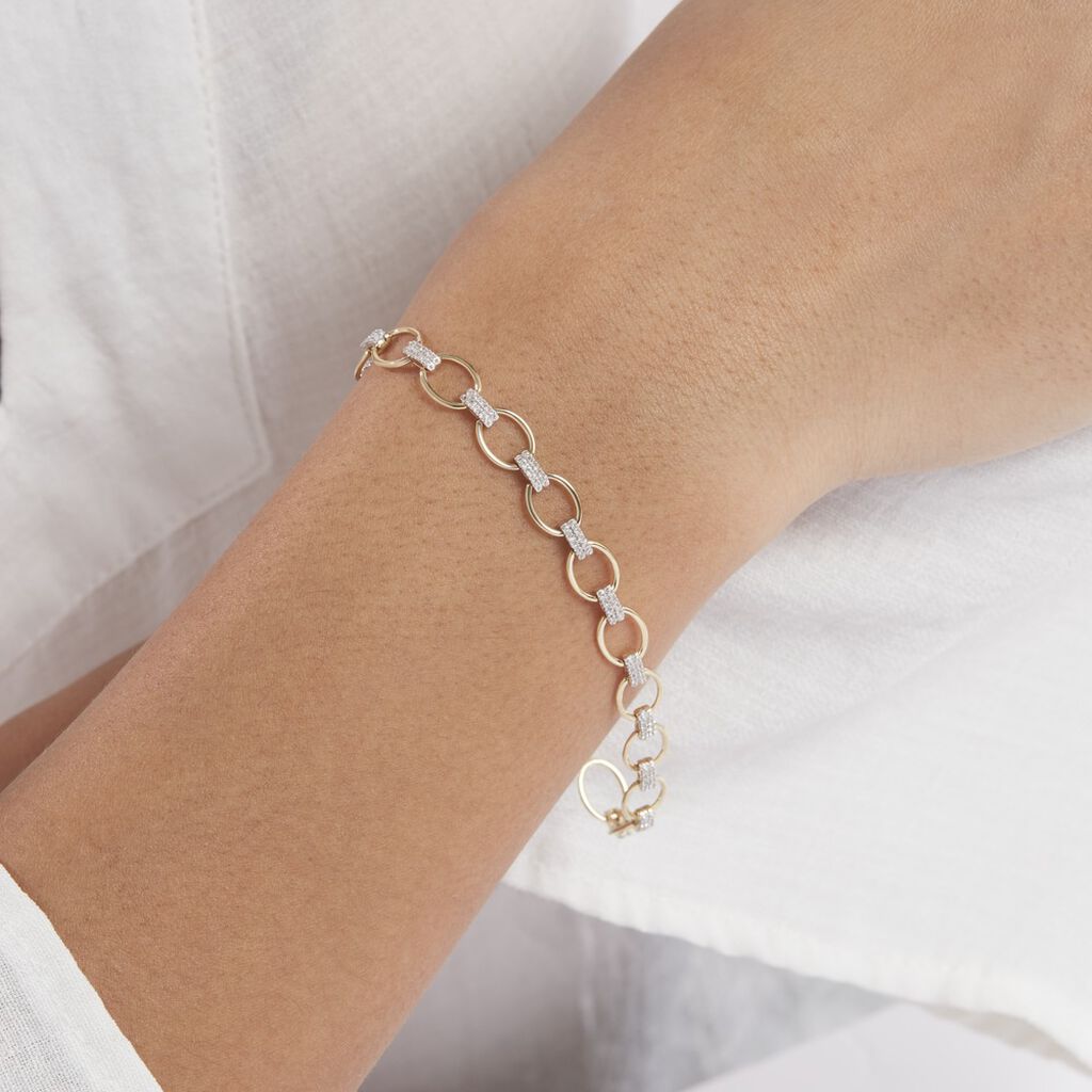 Bracelet Or Jaune Kayly Diamants