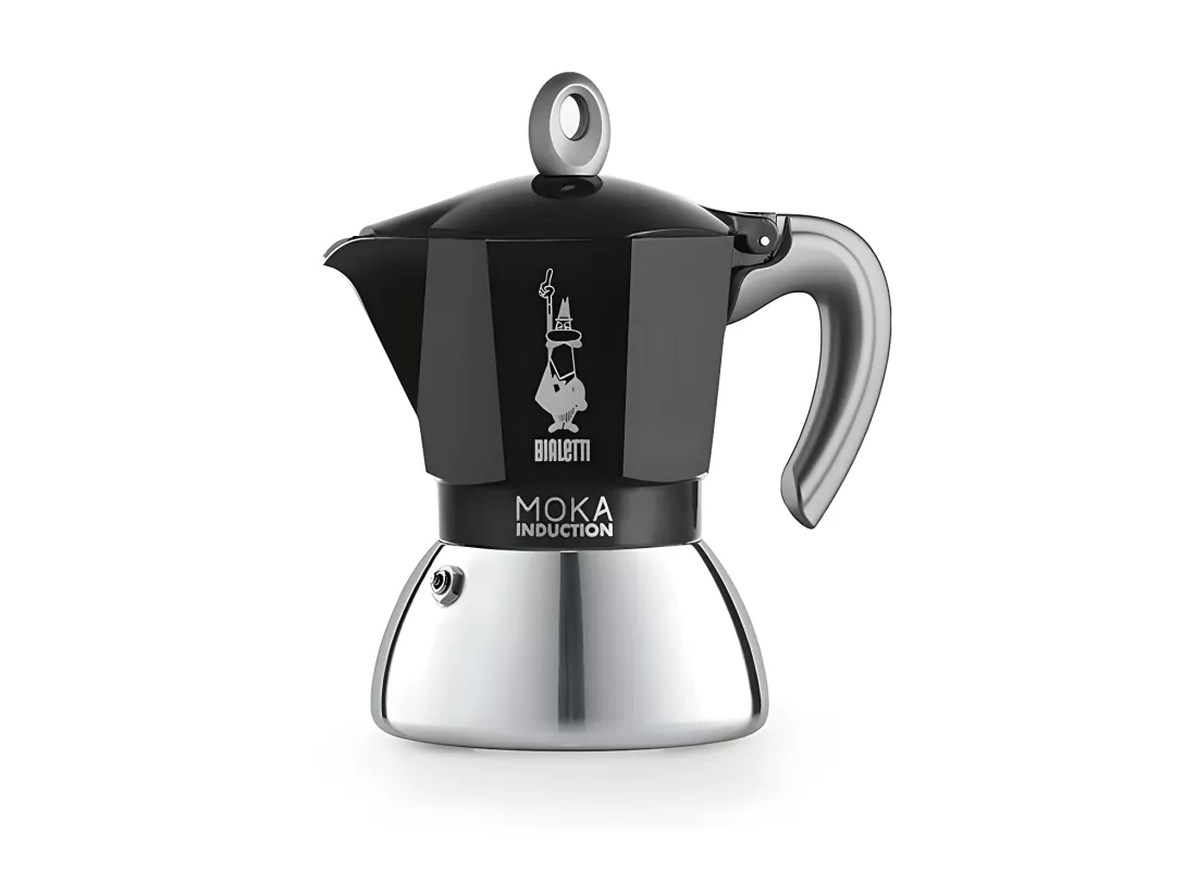 Cafetière italienne Moka induction 4 tasses noir