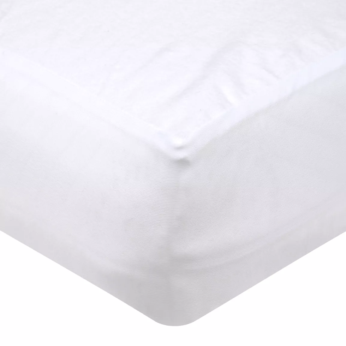 Protège-matelas alèse molleton imperméable (160 x 200 cm) Serena Blanc
