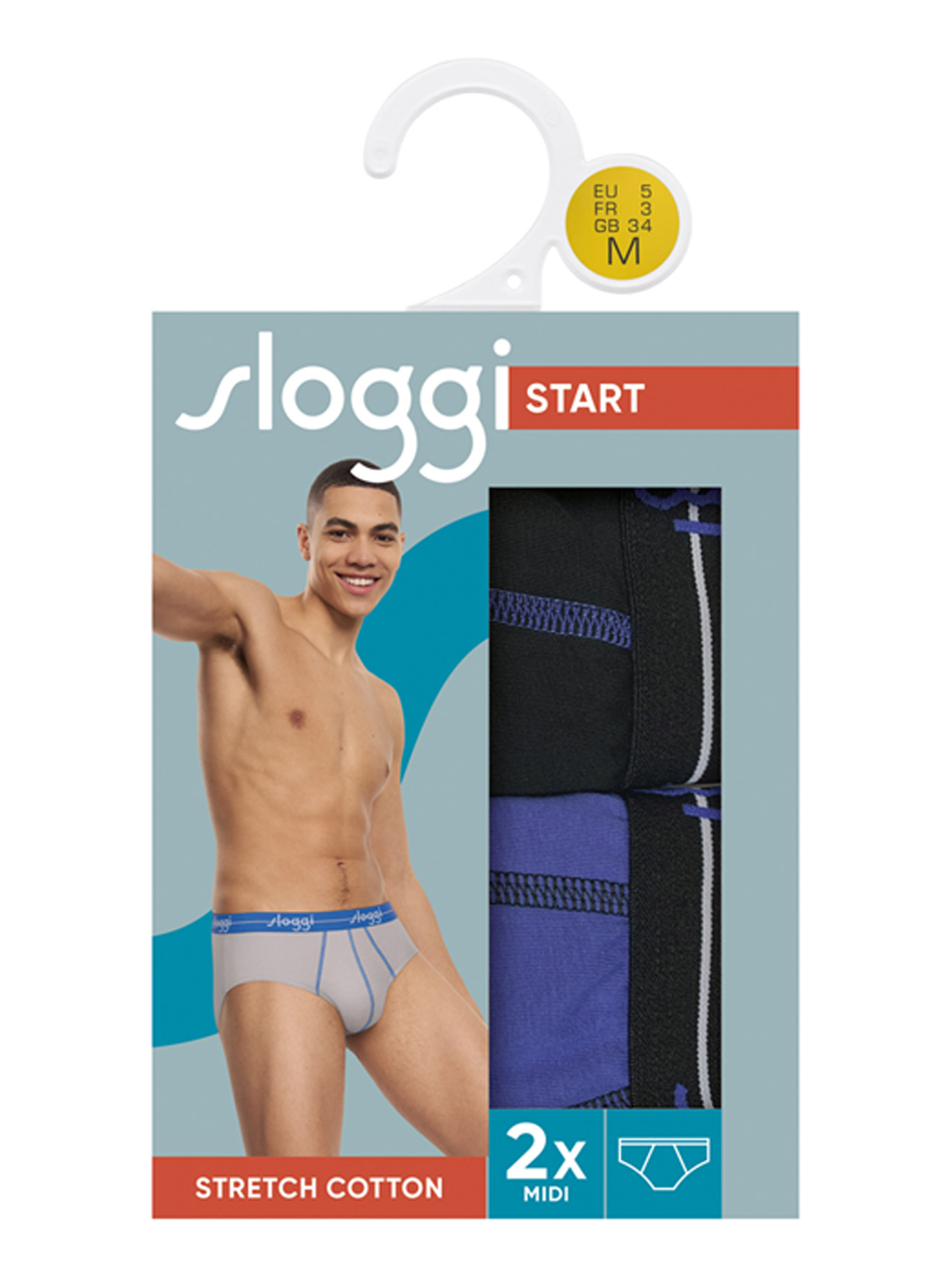 Lot de 2 slips midi Start