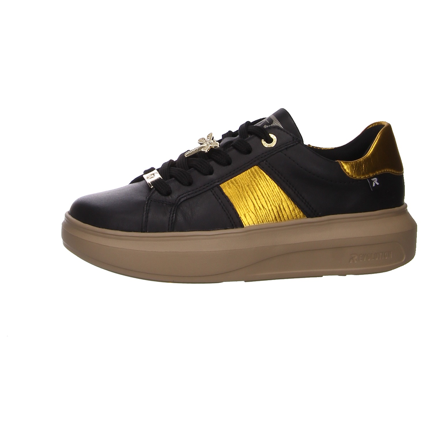 Rieker Sneaker schwarz schwarz