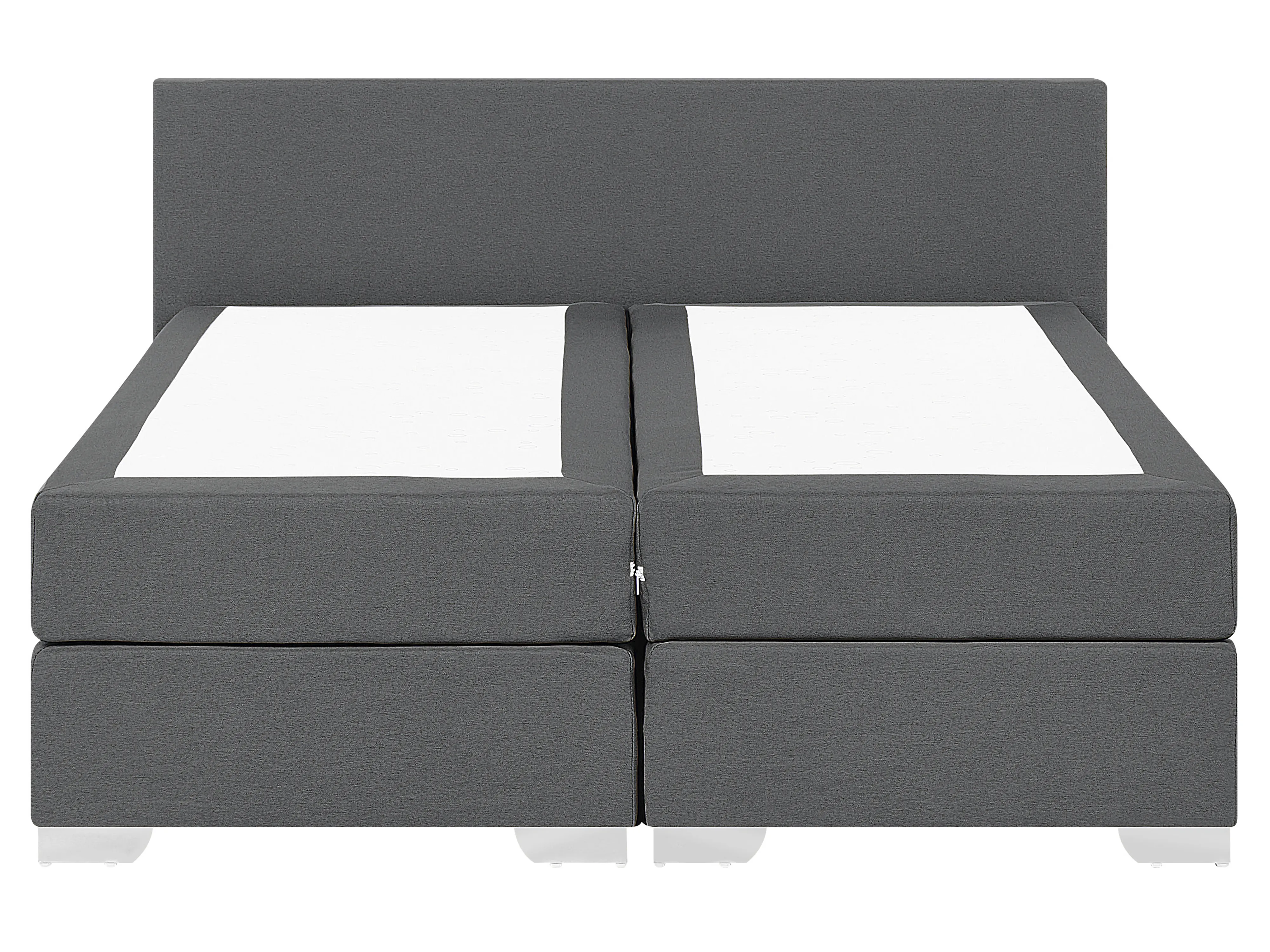 Boxspring Stof PRESIDENT 160 x 200 cm Donkergrijs