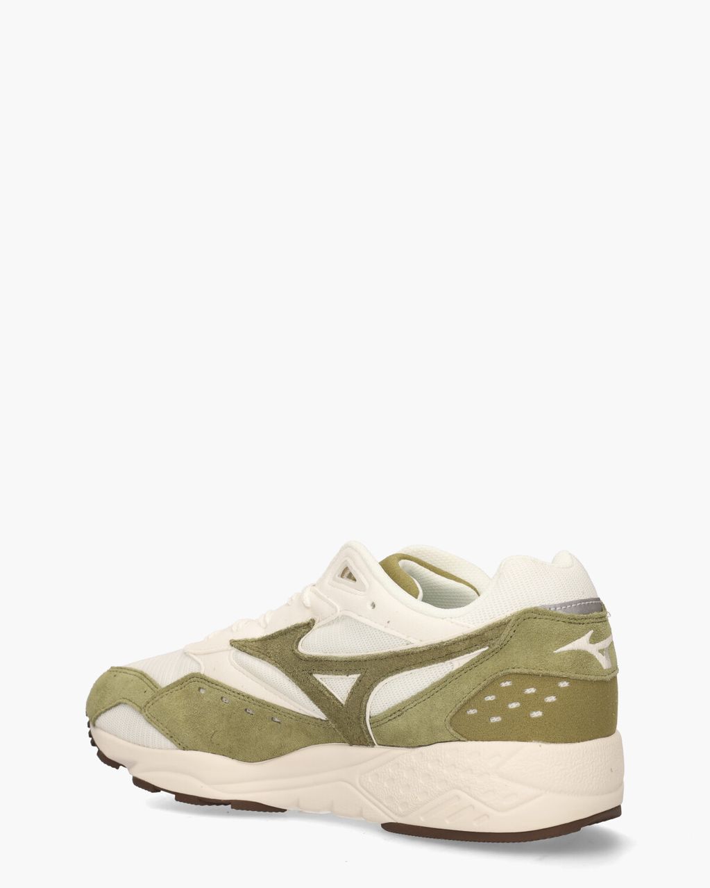 Mizuno Contender Off-White/Groen Herensneakers