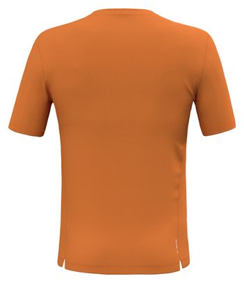 T-Shirt Manches Courtes Salewa Puez Dry Orange