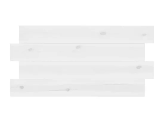 Tête de lit en bois de pin blanche 160x80cm - FLANDES - DECOWOOD