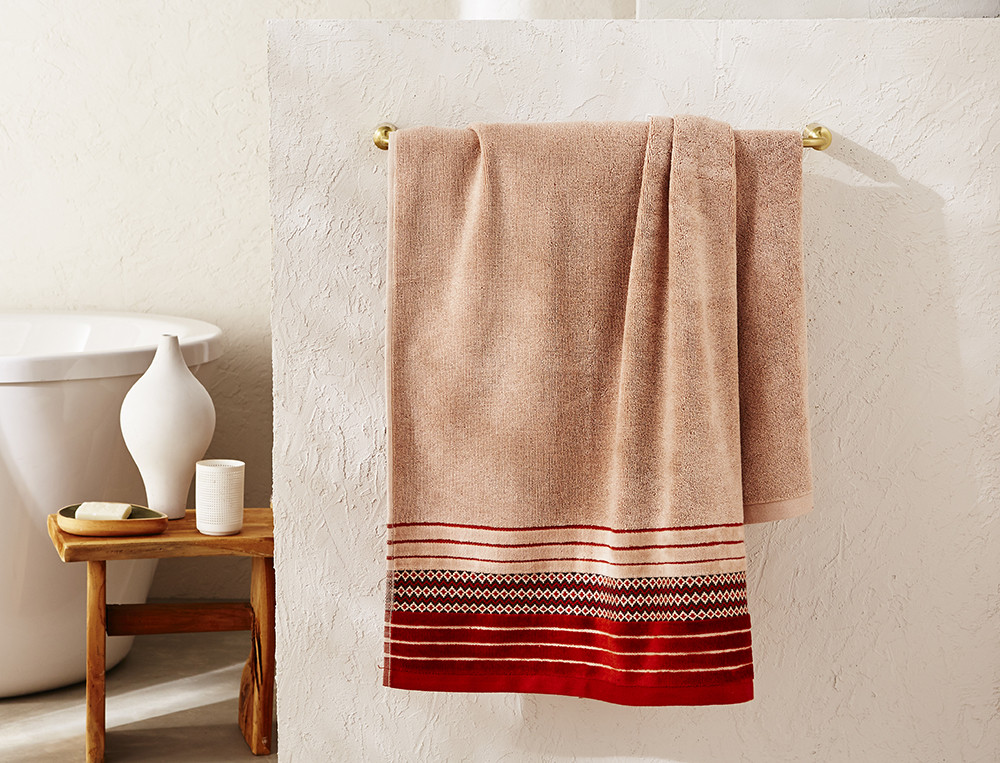 Drap de bain-Couleurs Boréales