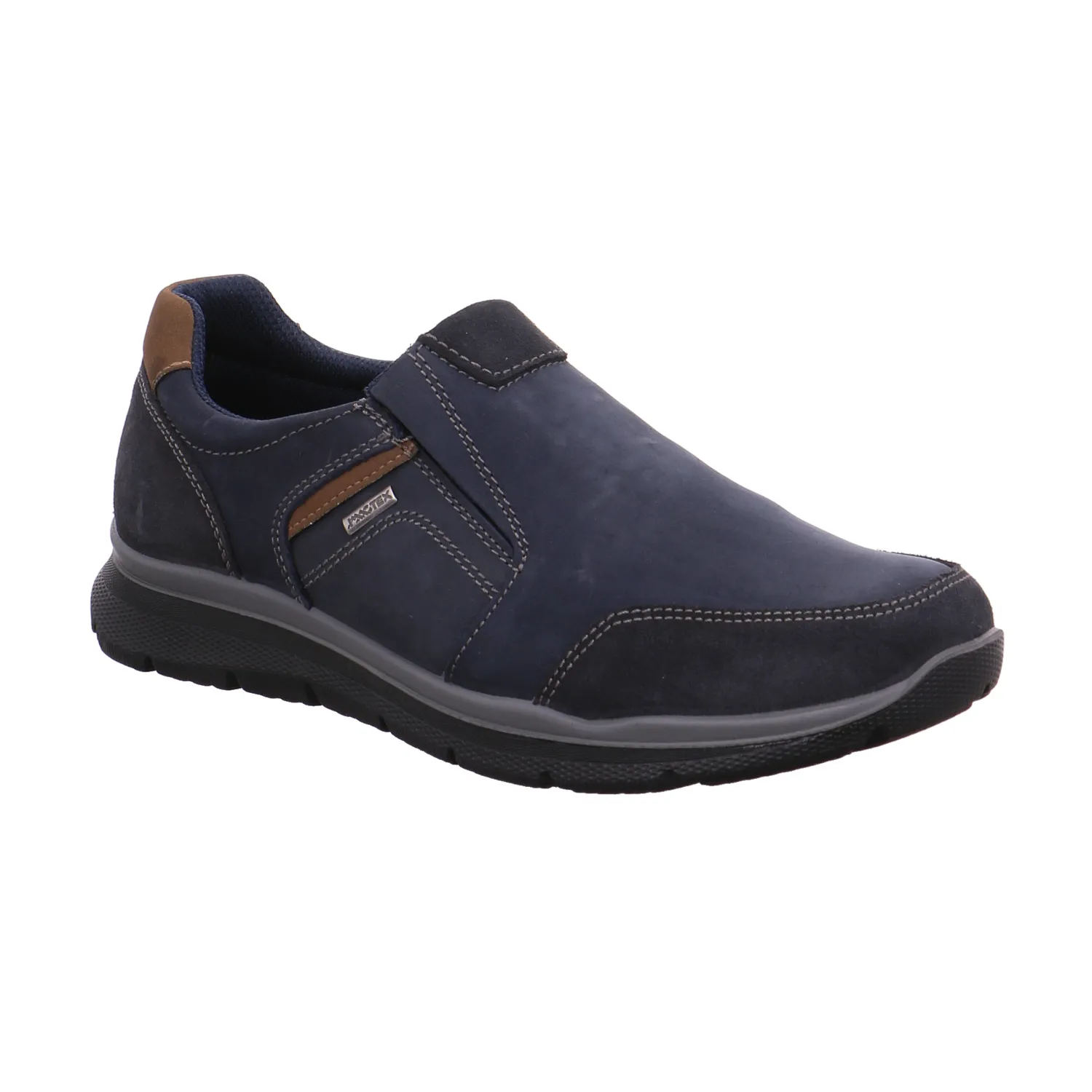 IMAC Halbschuh-Schlüpfer Blau Leder